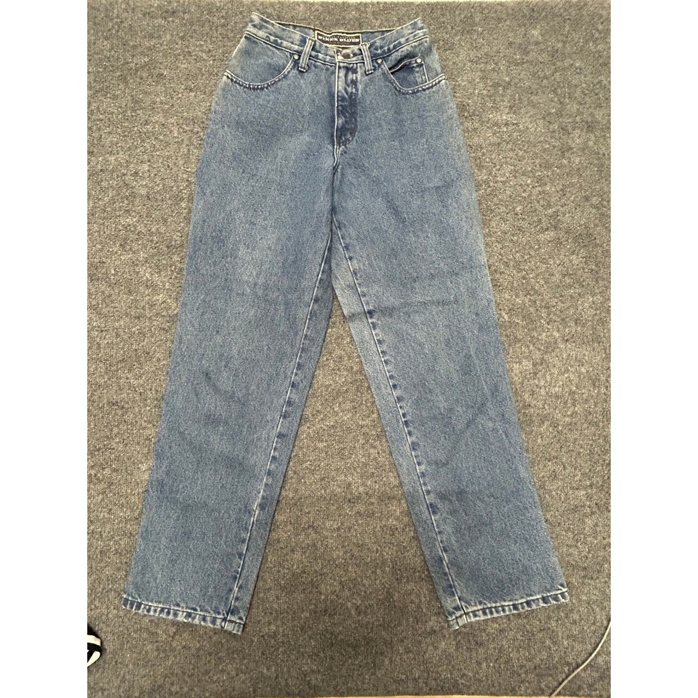 Harley-Davidson Jeans Womens Size 6 Blue High Waist Straight Leg USA Cotton